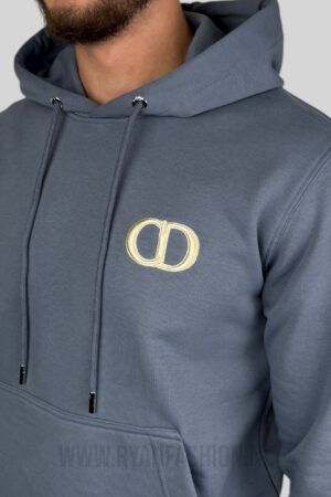 Dior CD Icon Hoodie Pale Blue