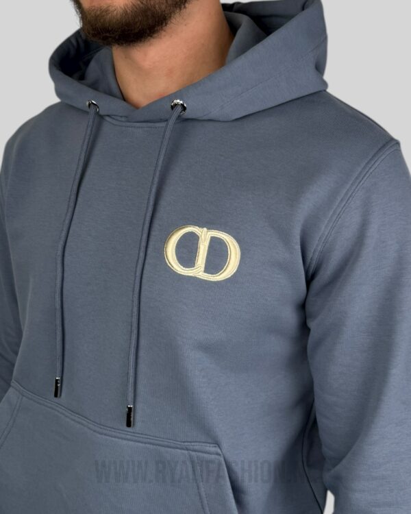 Dior CD Icon Hoodie Pale Blue - Afbeelding 3