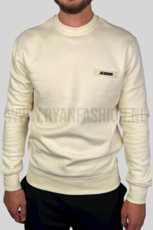 Jacquemus Gros Grain Sweater Cream