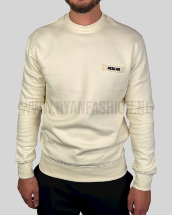 Jacquemus Gros Grain Sweater Cream