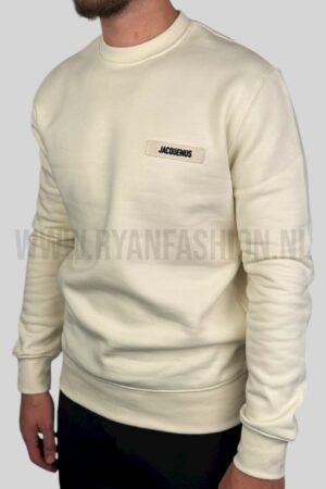 Jacquemus Gros Grain Sweater Cream