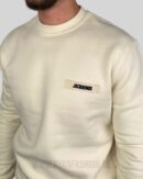 Jacquemus Gros Grain Sweater Cream