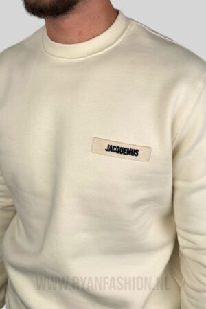 Jacquemus Gros Grain Sweater Cream