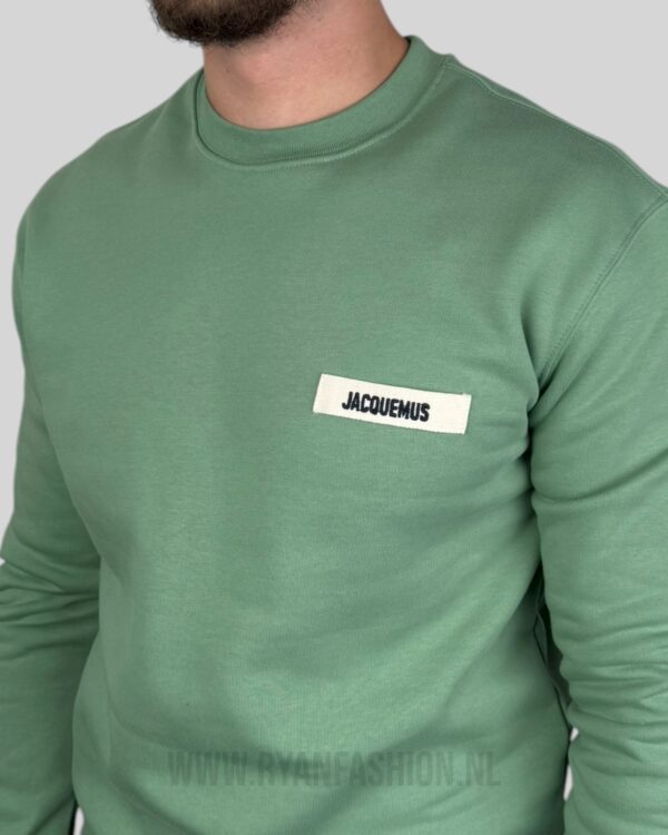 Jacquemus Gros Grain Sweater Green - Afbeelding 3