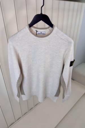 Stone Island Crewneck Sweater Beige Brown