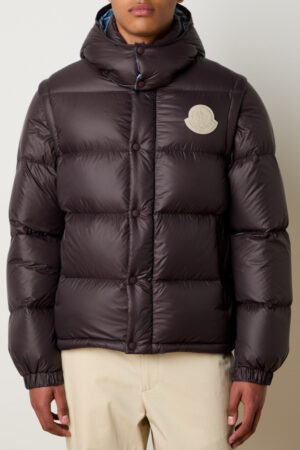 Moncler Cyclone 2-in-1 Puffer Jacket Brown