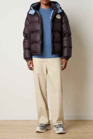 Moncler Cyclone 2-in-1 Puffer Jacket Brown