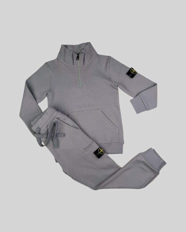 Stone Island Tracksuit Kids Grey