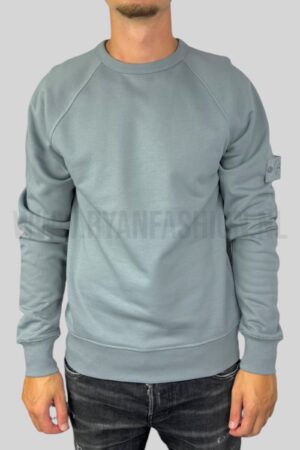 Stone Island Sweater Ghost Logo Smoke Grey
