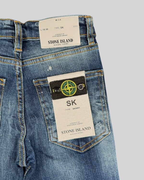 Stone Island Jeans Kids Blue - Afbeelding 3