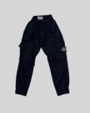 Stone Island Cargo Pants Kids Black