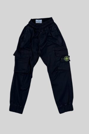 Stone Island Cargo Pants Kids Black