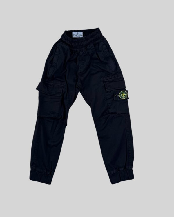Stone Island Cargo Pants Kids Black
