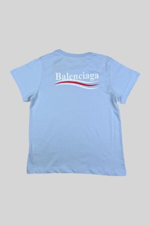 Balenciaga T-Shirt Kids Light Blue
